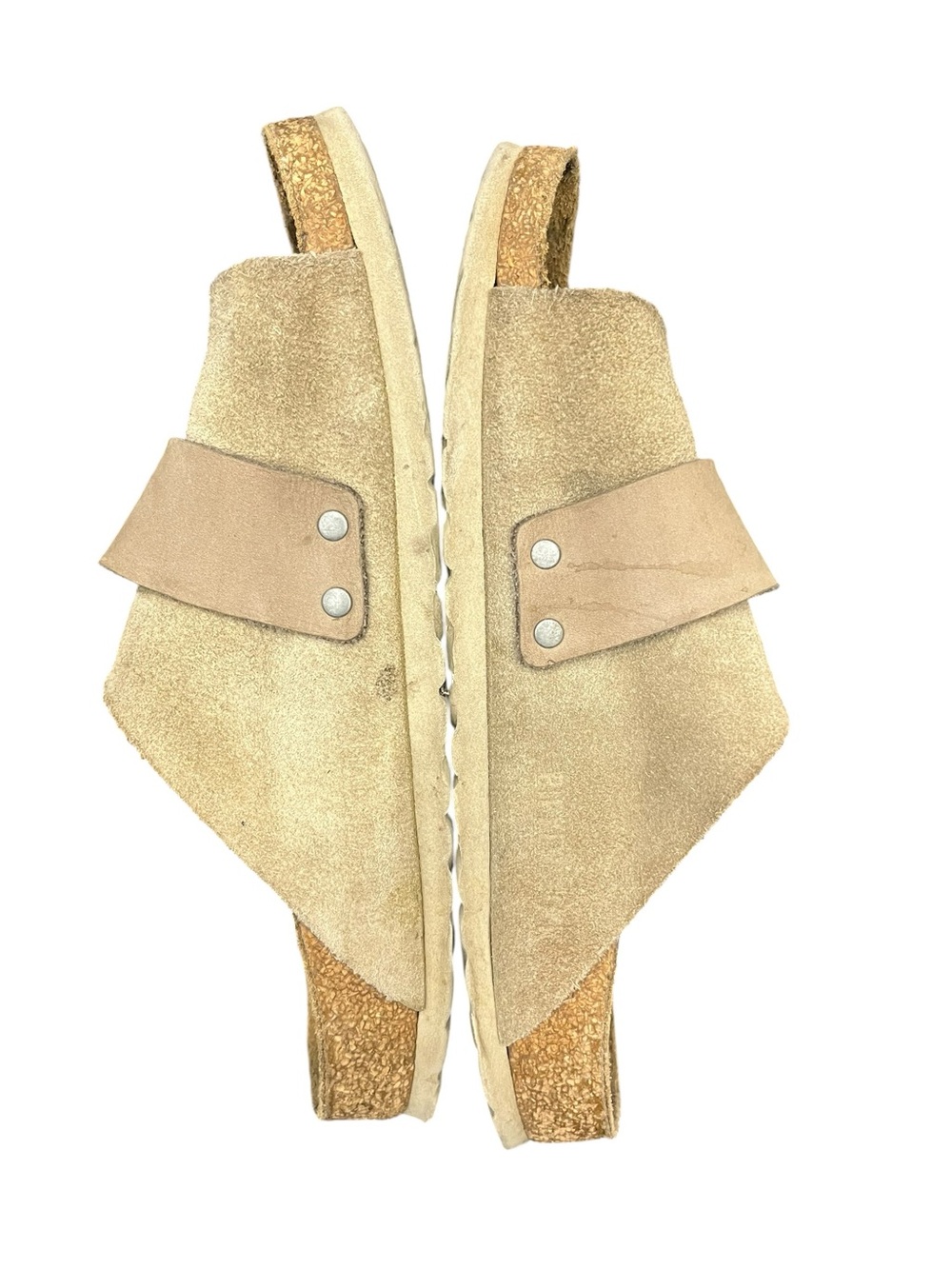 Birkenstock | Kyoto Taupe Suede Sandals 36EU / 37EU - Picture 9 of 12